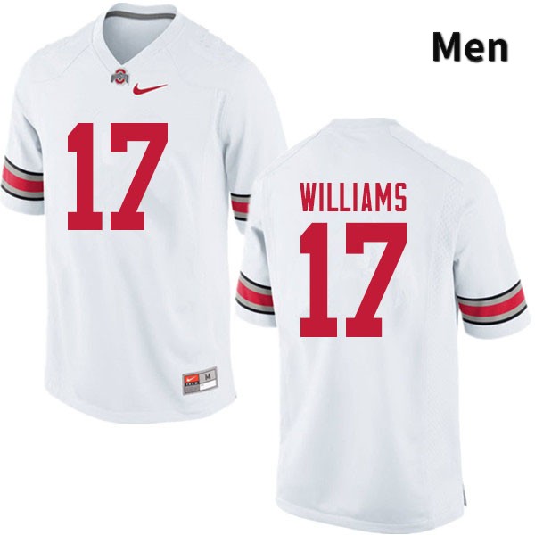 Ohio State Buckeyes Alex Williams Men's #17 White Authentic Stitched College Football Jersey